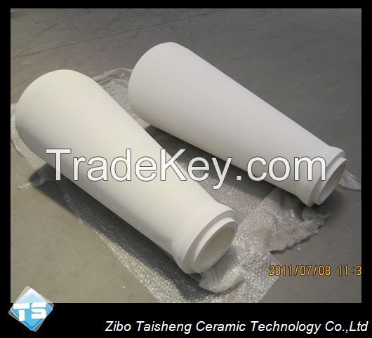 Alumina ceramic  cone-shaped tube