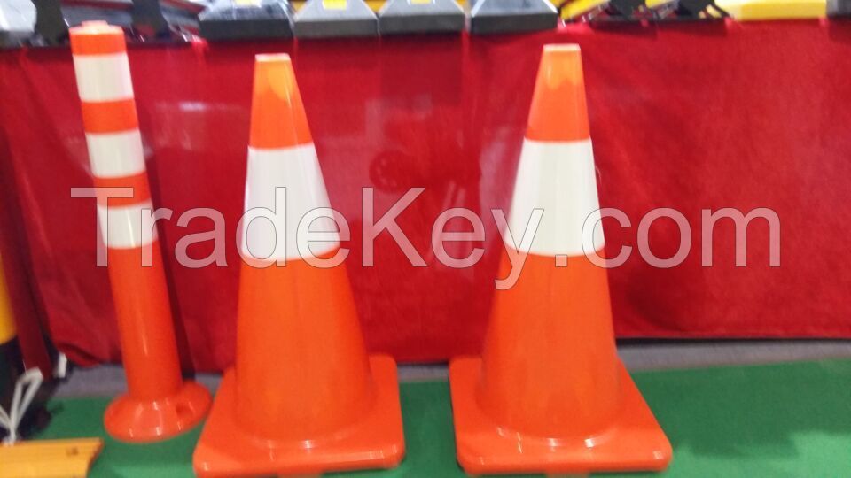 Road safety 70cm pvc traffic cone