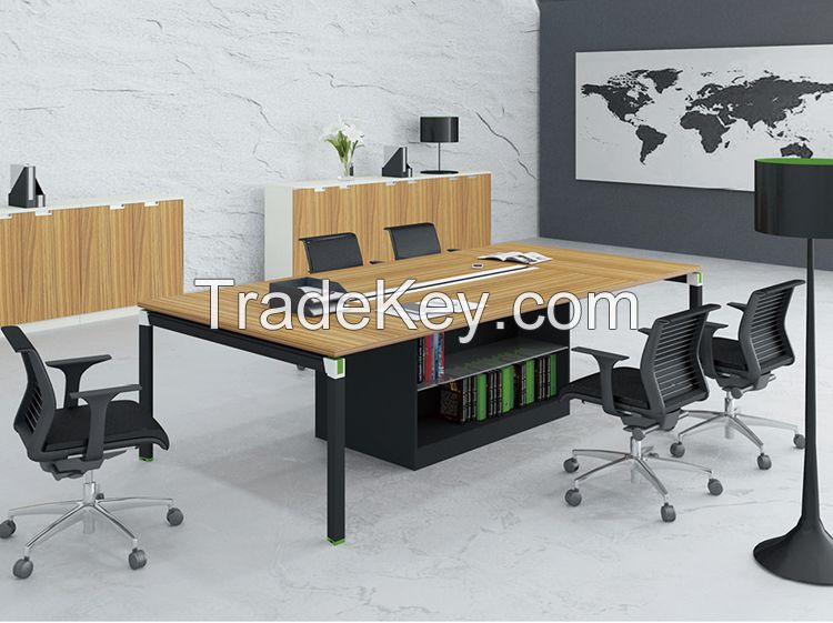 Office staff desks workstation high partitions office desk in public office area