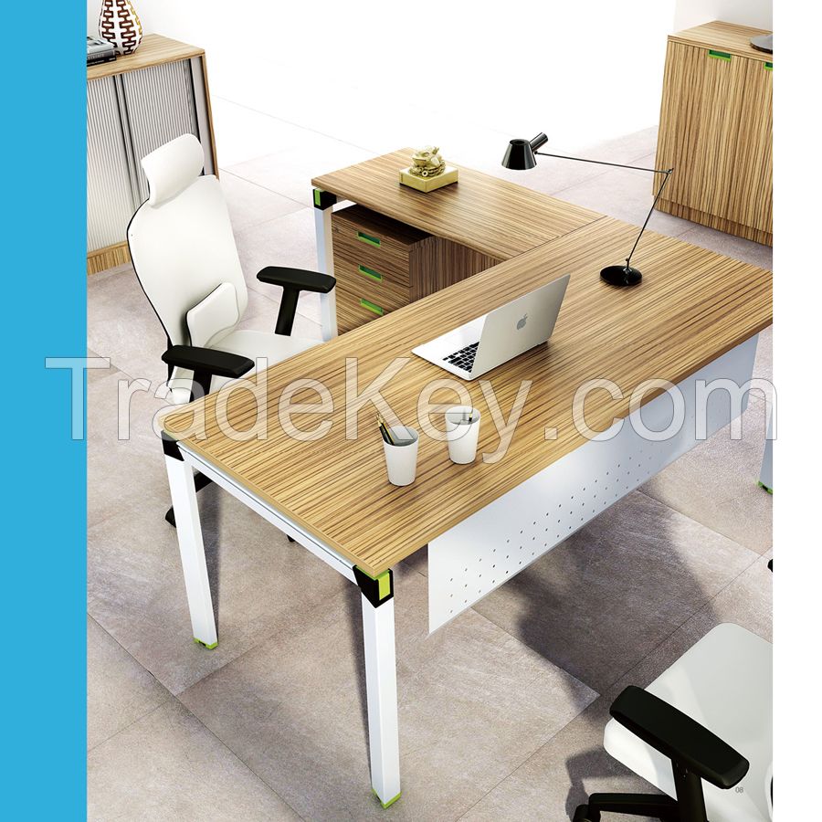 Office staff desks workstation high partitions office desk in public office area