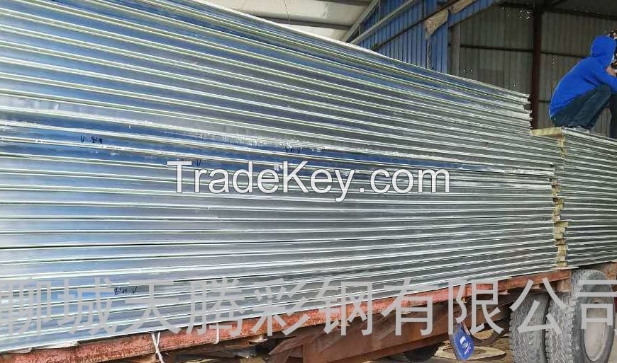 galvanized prepainted color steel sandwich panels for cold room 