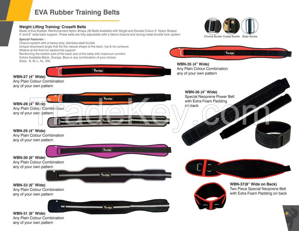 Weight lifting Neoprene belts