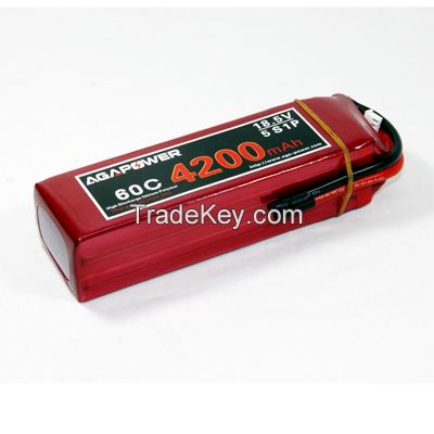 4200mAh 60C 18.5V high rate battery