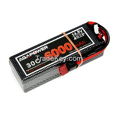 30c 6000mah 14.8v 2p battery pack