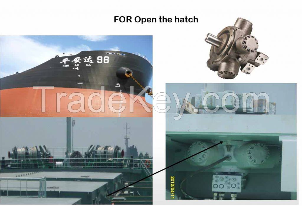 Staffa hydraulic motors for ship equipment HMC series
