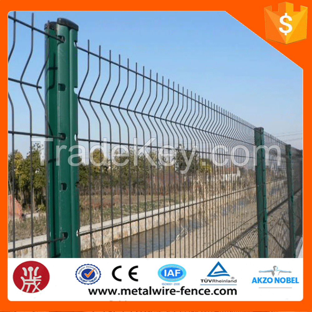 wire mesh fence bending style