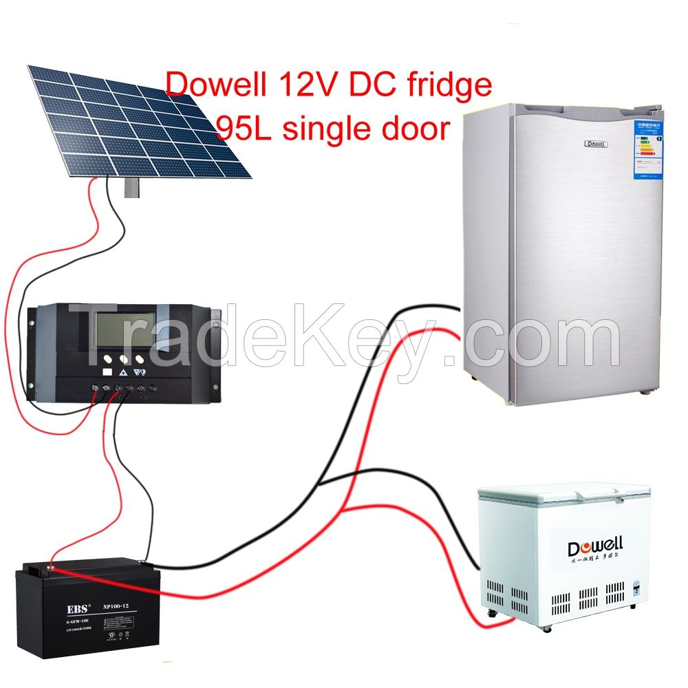 12V DC solar refrigerator