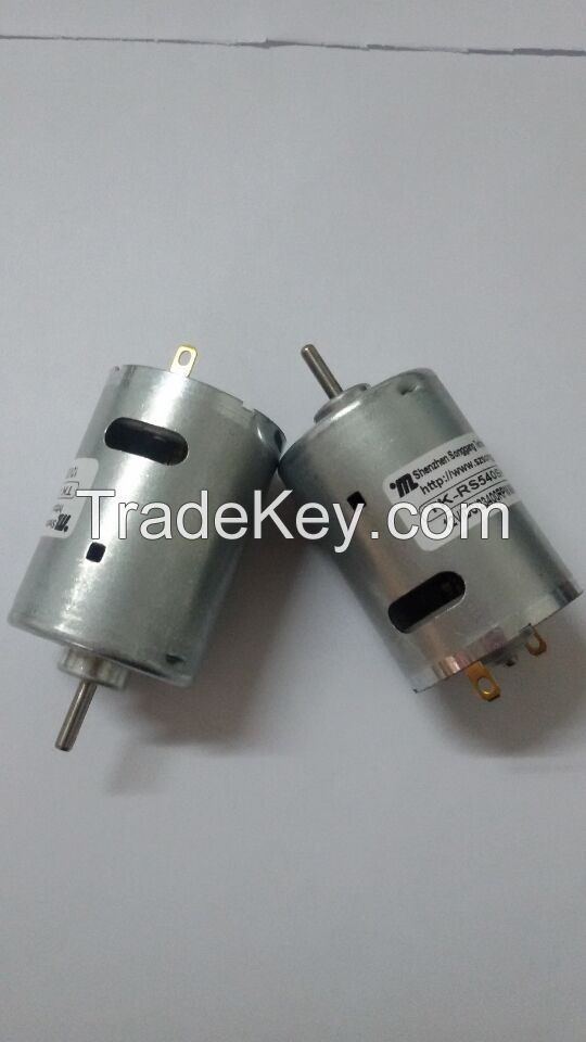 TK-RS540SH high RPM DC motor for feeder system with 12V 