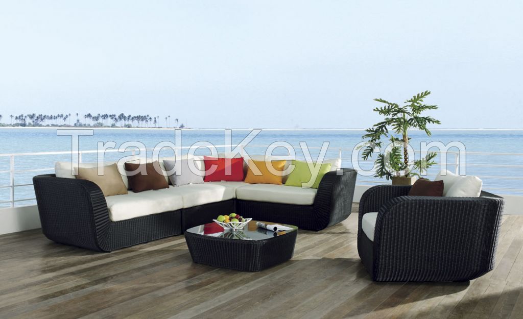 Living Room Rattan Sofa Set 