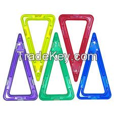 Triangle Plastic Safe Magnetic Building Block Toys