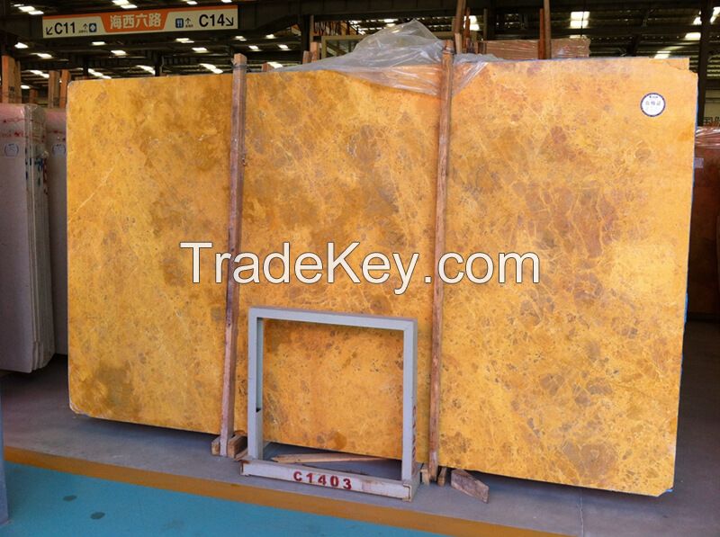 Yellow Marble Slabs - Golden Marble 