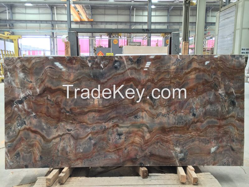 Red Marble Slabs - Louis Red 