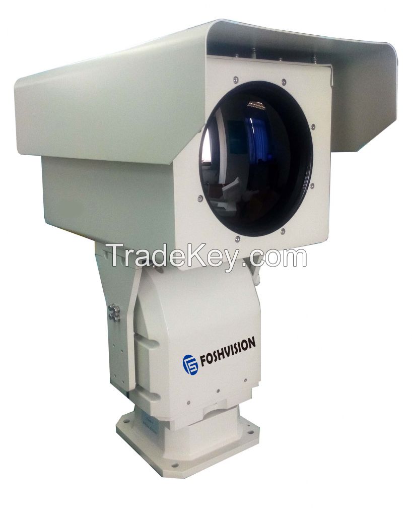 Long range thermal imaging surveillance camera