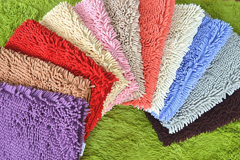 SGS Tufted Chenille Polyester Customized Area Rugs