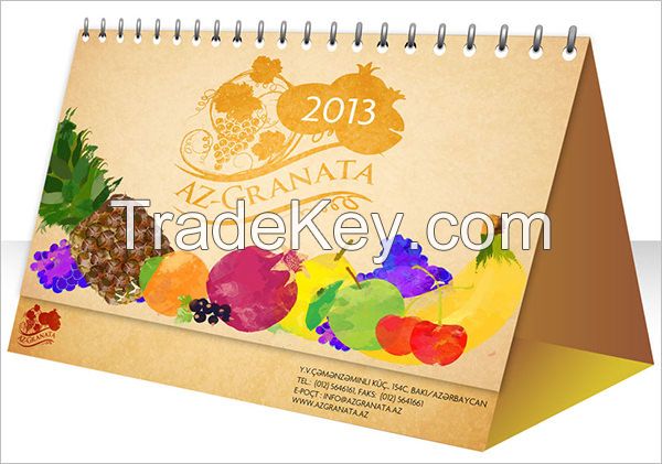 Customized Color Printing Calender