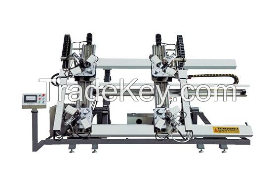 Corner crimping machine for aluminum window & door