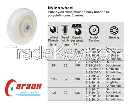 Medium Duty Nylon Caster Wheels Series 2