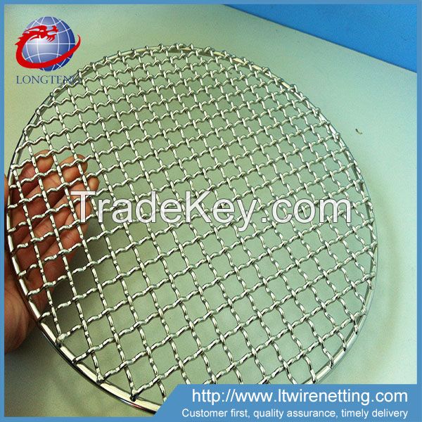 Food grade 201 304 stainless steel bbq mesh/baking and cooling rack