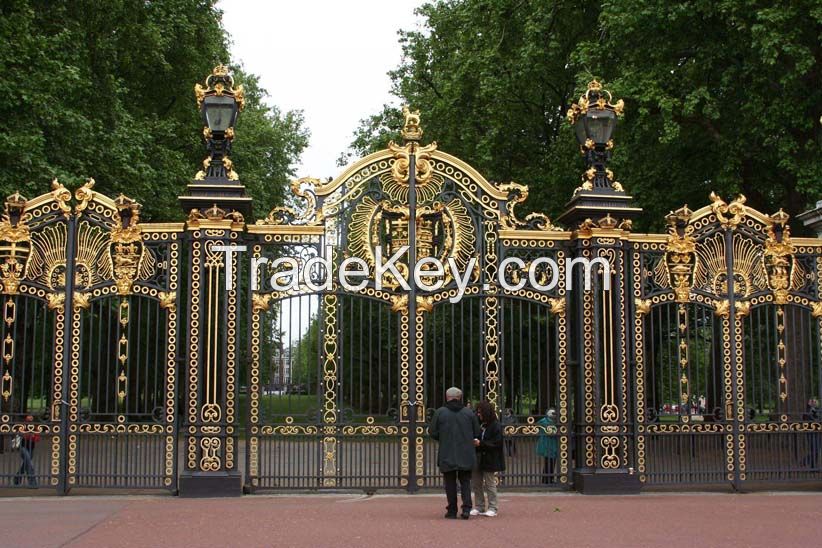 wrought iron driveway gate 