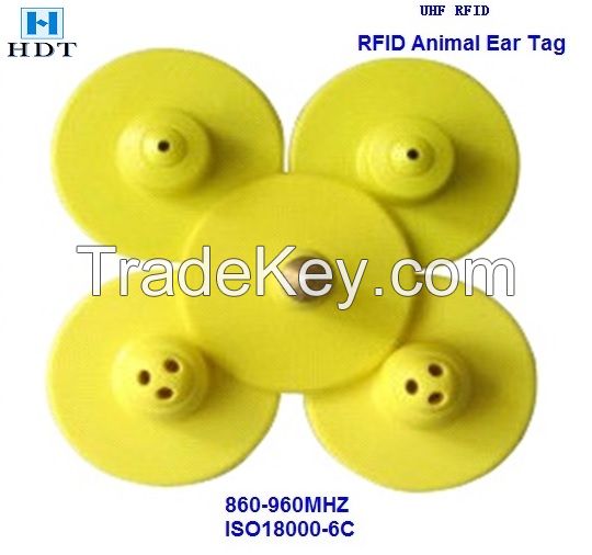 30X16mm UHF Animal Tracking Ear Tag (HDT)