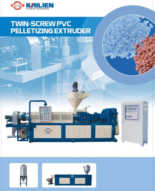 Twin Screw PVC Pelletizing Extruder