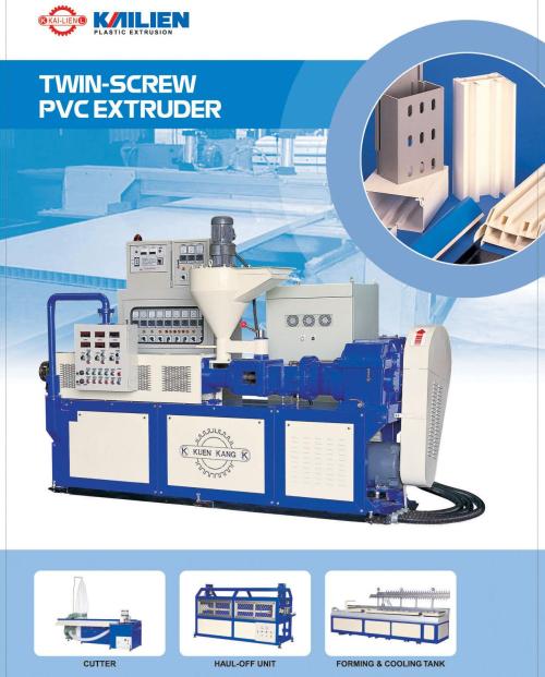 Twin Screw PVC Extruder