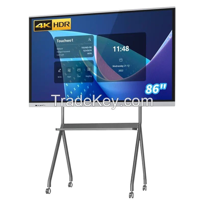 OEM 55-110 INCH LCD Display Smart Bord Interactive Whiteboard Panel Digital Smart Interactive Board digital totem