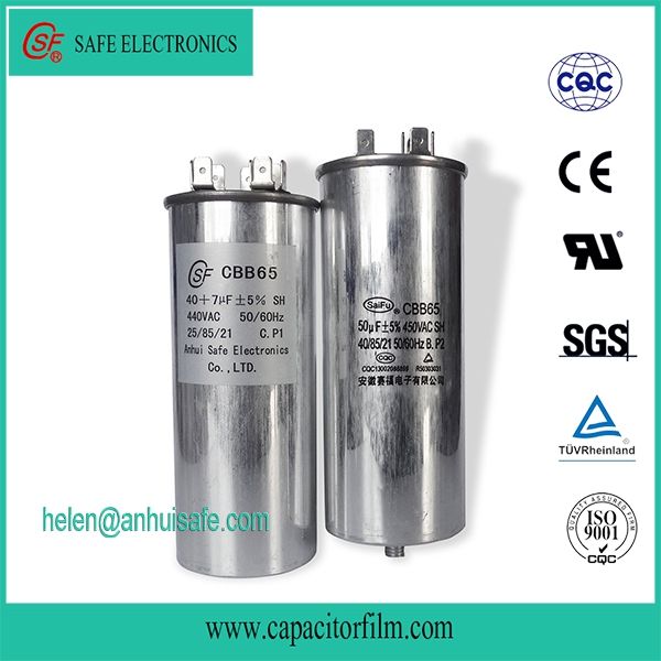 7uf CBB65 bopp motor capacitor for air compressor sh capacitor
