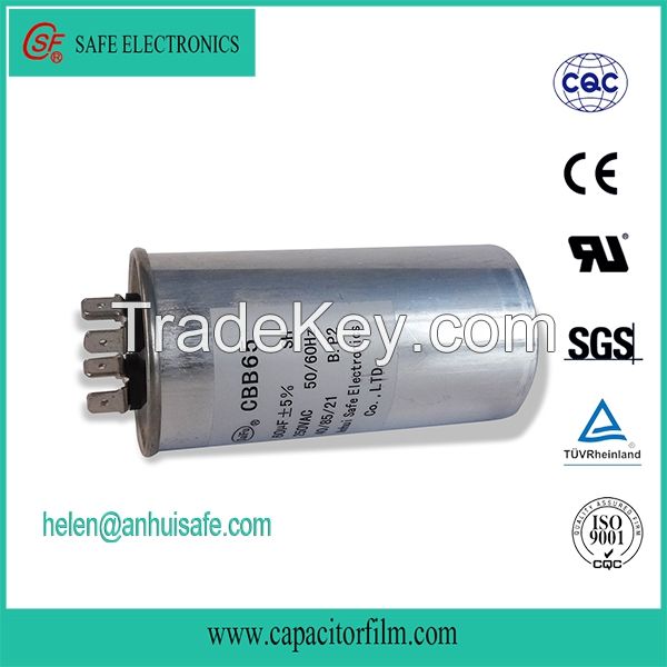 high quality safe cbb65 capacitor explosion-proof sh p1 p2 50/60hz