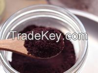 Acai berry Powder , camu camu powder, Cocao powder and psyllium husk