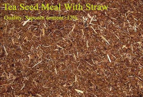 Tea Seed Meal with Straw