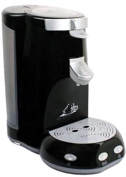 Espresso machine for coffee pads and powder