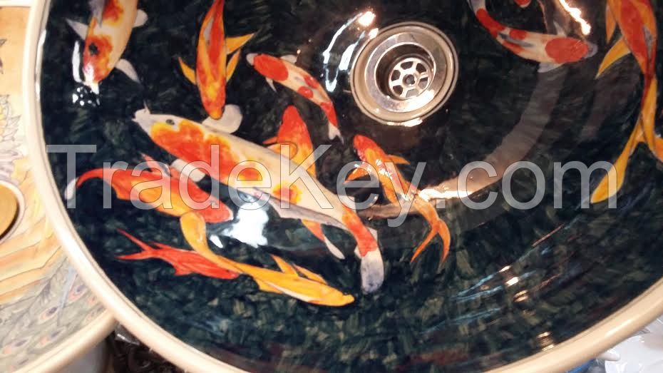 Koi carp wash basin.