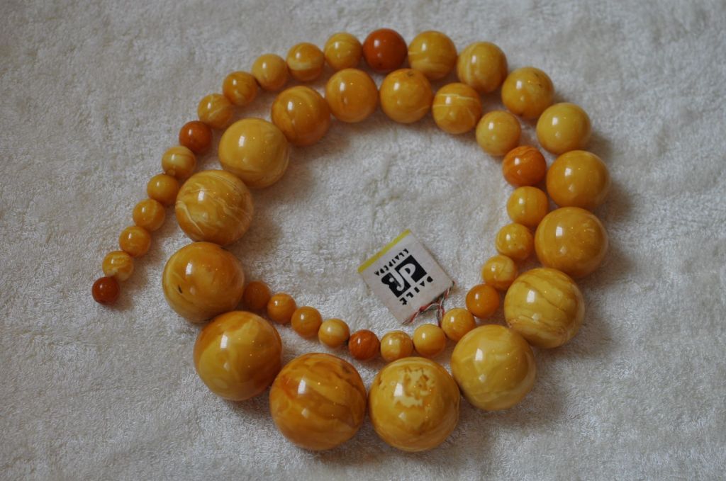 Natural Baltic Amber Necklace 326 g
