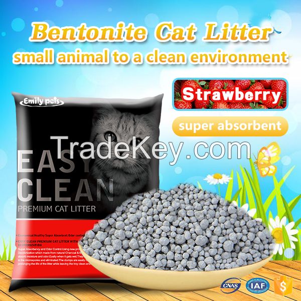Emily Pets Bentonite Cat litter Strawberry