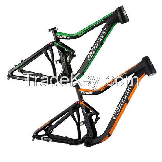 Kinesis 26er full suspension all mountain mtb bike frame AL7005