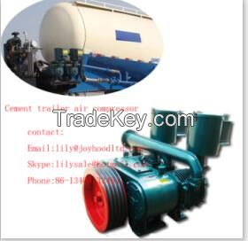  hanging type oil free air compressor for cement trailer