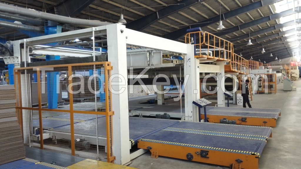 5 layer corrugated cardboard production line