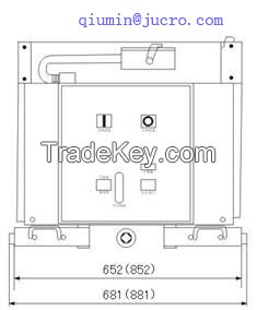 HVD1 VS1 12KV vacuum circuit breaker VCB 630A to 3150A