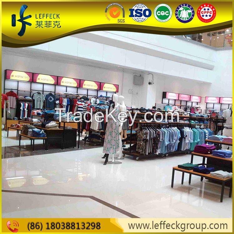 Protable retail store fixtures clothing display garment racks