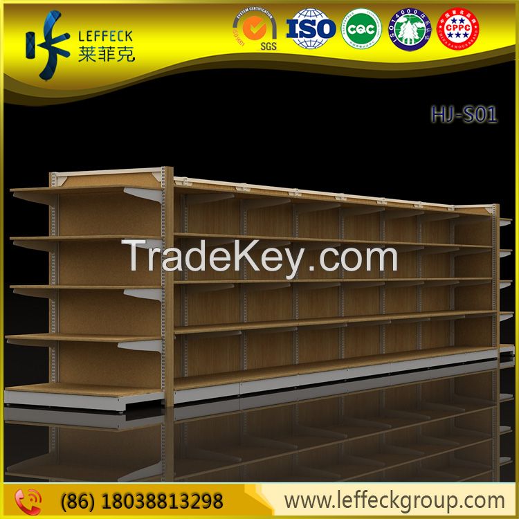 Customized metal supermarket gondola shelving dimensions suppliers