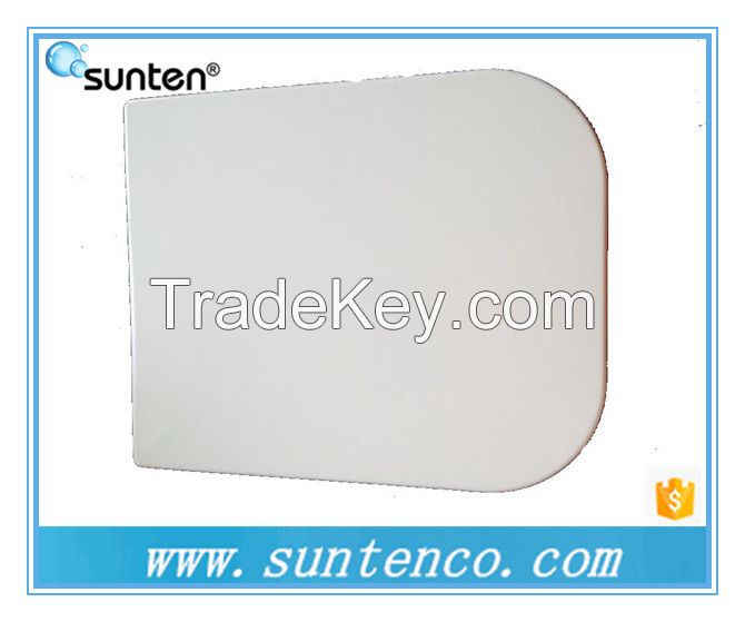 Xiamen White Soft Close Quick Release Square Toilet Seat With Scale