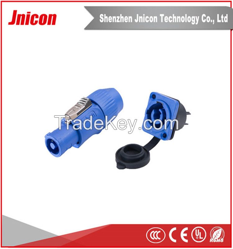 China supplier JNICON good price waterproof 3 pin powercon connector