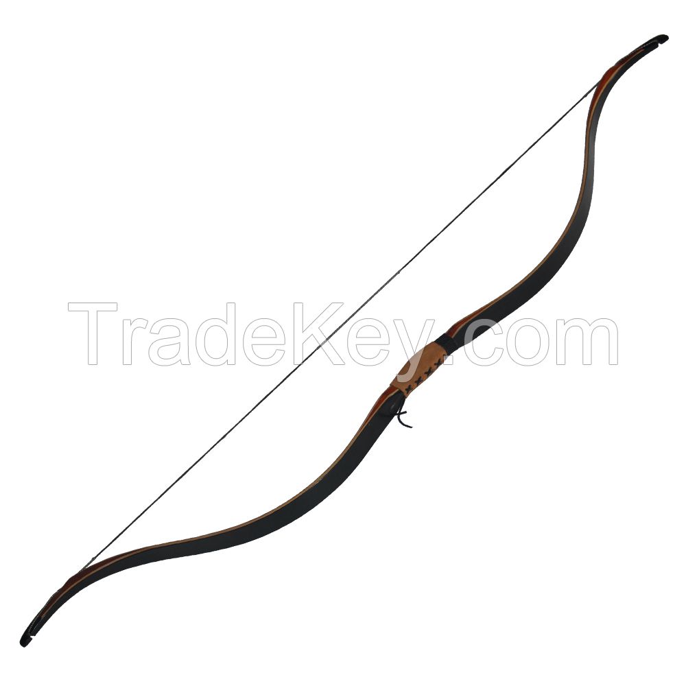 45LB Handmade Laminated Recurve Bow for Strong Man Archery Hunting Wooden Bow and Arrows