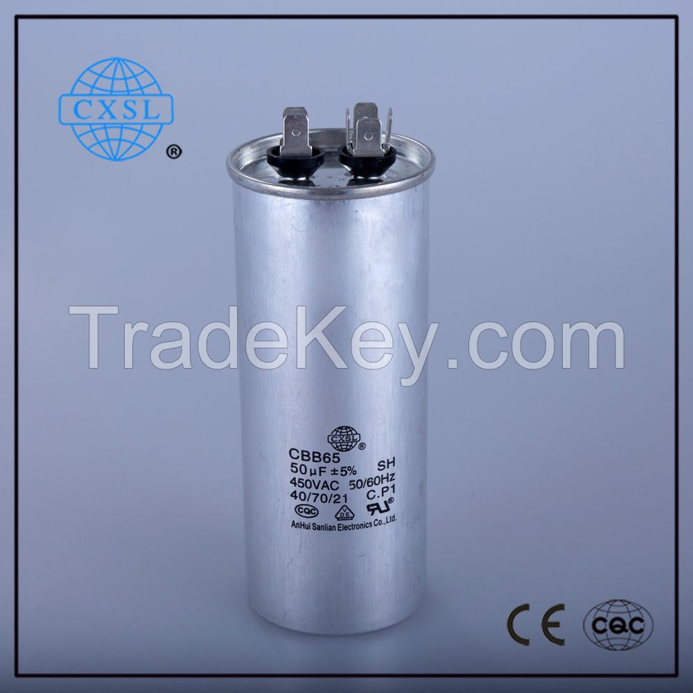 CBB65 Series Motor Running Capacitor