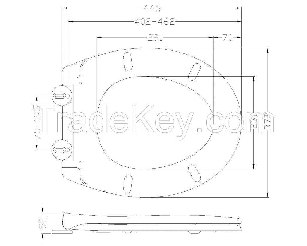 Standard Round Urea toilet seat