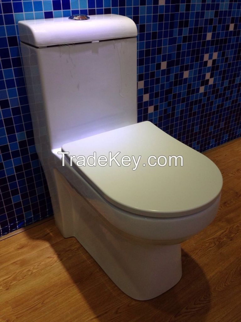 2016 New Soft close Urea toilet seat based on D shape Slimiline Wrap-over design