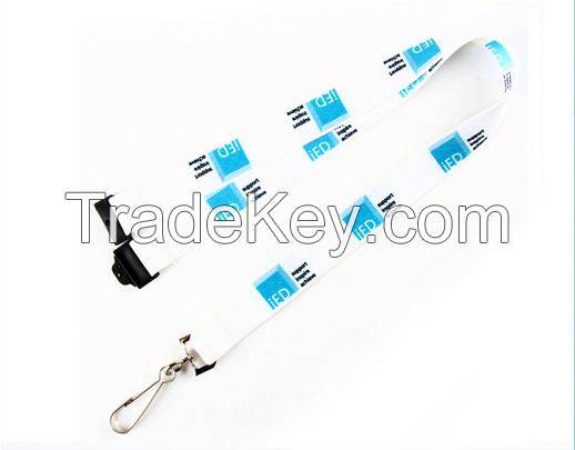 Silk screen lanyard