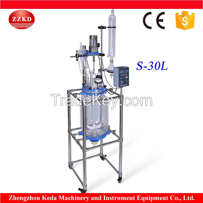 30L Lab Use Glass Reactor