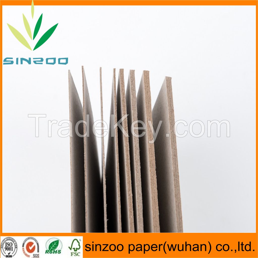 Wholesale price 650g grey board paper roll